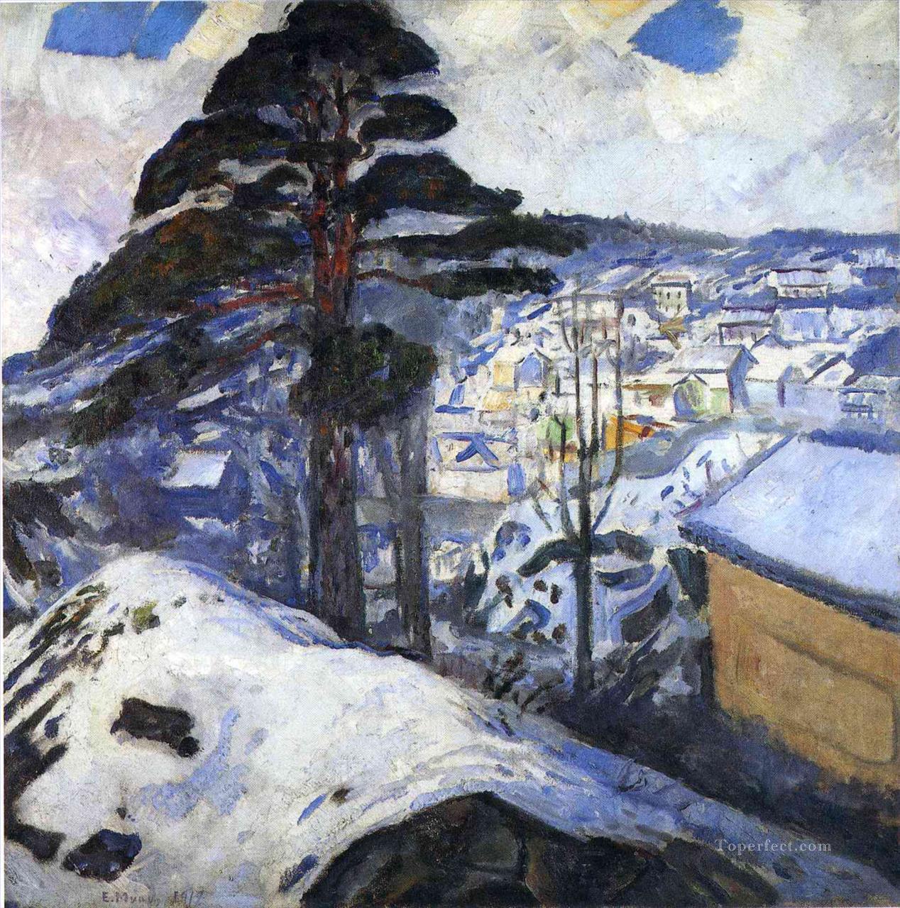 冬の狂暴 1912 エドヴァルド・ムンク油絵